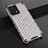 Silicone Transparent Frame Case Cover 360 Degrees AM1 for Realme 9 4G White