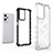 Silicone Transparent Frame Case Cover 360 Degrees AM1 for Realme 9 Pro 5G