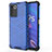 Silicone Transparent Frame Case Cover 360 Degrees AM1 for Realme 9 SE 5G Blue