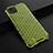 Silicone Transparent Frame Case Cover 360 Degrees AM1 for Realme C20 Green