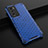 Silicone Transparent Frame Case Cover 360 Degrees AM1 for Realme GT Master Explorer 5G Blue