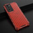 Silicone Transparent Frame Case Cover 360 Degrees AM1 for Realme GT Master Explorer 5G Red