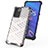 Silicone Transparent Frame Case Cover 360 Degrees AM1 for Realme Q3t 5G