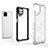 Silicone Transparent Frame Case Cover 360 Degrees AM1 for Samsung Galaxy A12 5G