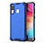 Silicone Transparent Frame Case Cover 360 Degrees AM1 for Samsung Galaxy A20