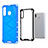 Silicone Transparent Frame Case Cover 360 Degrees AM1 for Samsung Galaxy A20