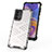 Silicone Transparent Frame Case Cover 360 Degrees AM1 for Samsung Galaxy A23 4G