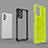 Silicone Transparent Frame Case Cover 360 Degrees AM1 for Samsung Galaxy A32 4G