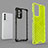 Silicone Transparent Frame Case Cover 360 Degrees AM1 for Samsung Galaxy A34 5G