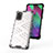 Silicone Transparent Frame Case Cover 360 Degrees AM1 for Samsung Galaxy A41