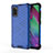 Silicone Transparent Frame Case Cover 360 Degrees AM1 for Samsung Galaxy A41