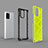 Silicone Transparent Frame Case Cover 360 Degrees AM1 for Samsung Galaxy A91