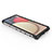 Silicone Transparent Frame Case Cover 360 Degrees AM1 for Samsung Galaxy M02s