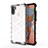 Silicone Transparent Frame Case Cover 360 Degrees AM1 for Samsung Galaxy M11