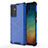 Silicone Transparent Frame Case Cover 360 Degrees AM1 for Samsung Galaxy M14 5G Blue