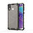 Silicone Transparent Frame Case Cover 360 Degrees AM1 for Samsung Galaxy M20