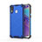 Silicone Transparent Frame Case Cover 360 Degrees AM1 for Samsung Galaxy M20