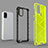 Silicone Transparent Frame Case Cover 360 Degrees AM1 for Samsung Galaxy M31