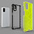 Silicone Transparent Frame Case Cover 360 Degrees AM1 for Samsung Galaxy M51