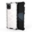 Silicone Transparent Frame Case Cover 360 Degrees AM1 for Samsung Galaxy Note 10 Lite