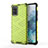 Silicone Transparent Frame Case Cover 360 Degrees AM1 for Samsung Galaxy S20 Plus Green