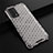 Silicone Transparent Frame Case Cover 360 Degrees AM1 for Vivo iQOO 7 India 5G