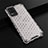 Silicone Transparent Frame Case Cover 360 Degrees AM1 for Vivo V21e 4G