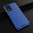 Silicone Transparent Frame Case Cover 360 Degrees AM1 for Vivo V21e 4G