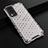 Silicone Transparent Frame Case Cover 360 Degrees AM1 for Vivo V21e 5G