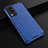 Silicone Transparent Frame Case Cover 360 Degrees AM1 for Vivo V21e 5G