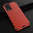 Silicone Transparent Frame Case Cover 360 Degrees AM1 for Vivo V21s 5G