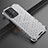 Silicone Transparent Frame Case Cover 360 Degrees AM1 for Vivo V23 5G White