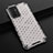 Silicone Transparent Frame Case Cover 360 Degrees AM1 for Vivo V23e 5G