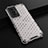 Silicone Transparent Frame Case Cover 360 Degrees AM1 for Vivo X70 5G