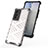 Silicone Transparent Frame Case Cover 360 Degrees AM1 for Vivo X70 5G