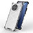 Silicone Transparent Frame Case Cover 360 Degrees AM1 for Vivo X90 Pro 5G