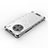 Silicone Transparent Frame Case Cover 360 Degrees AM1 for Vivo X90 Pro 5G