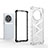 Silicone Transparent Frame Case Cover 360 Degrees AM1 for Vivo X90 Pro+ Plus 5G