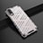 Silicone Transparent Frame Case Cover 360 Degrees AM1 for Vivo Y11