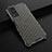 Silicone Transparent Frame Case Cover 360 Degrees AM1 for Vivo Y31 (2021) Black