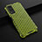 Silicone Transparent Frame Case Cover 360 Degrees AM1 for Vivo Y31 (2021) Green