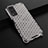 Silicone Transparent Frame Case Cover 360 Degrees AM1 for Vivo Y31 (2021) White