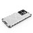 Silicone Transparent Frame Case Cover 360 Degrees AM1 for Vivo Y35 4G