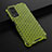 Silicone Transparent Frame Case Cover 360 Degrees AM1 for Vivo Y51 (2021) Green