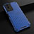Silicone Transparent Frame Case Cover 360 Degrees AM1 for Vivo Y76s 5G