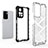 Silicone Transparent Frame Case Cover 360 Degrees AM1 for Xiaomi Mi 11i 5G (2022)