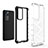 Silicone Transparent Frame Case Cover 360 Degrees AM1 for Xiaomi Mi 12T 5G