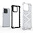 Silicone Transparent Frame Case Cover 360 Degrees AM1 for Xiaomi Mi 13 5G