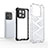 Silicone Transparent Frame Case Cover 360 Degrees AM1 for Xiaomi Mi 13 Pro 5G