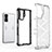 Silicone Transparent Frame Case Cover 360 Degrees AM1 for Xiaomi Poco F4 GT 5G